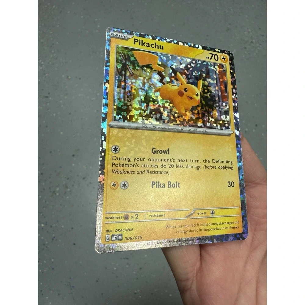 Pikachu 006/015 Holo Bleed ERROR Promo Pokémon McDonald's Ultra Rare LP
